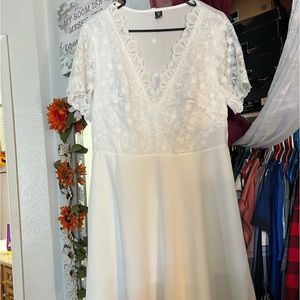 White dress